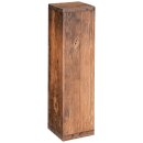 Faltschachtel Holzkiste fr 1 Flasche 89 x 89 x 355 mm