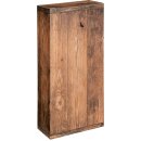 Faltschachtel Holzkiste fr 2 Flaschen 162 x 78 x 363 mm