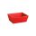 Präsentkorb 4-eckig klein 198 x 148 x 95 mm (Rot)-1