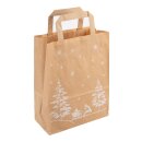 250 Papier-Tragetaschen 220 + 100 x 280 mm WINTER