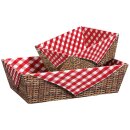 Präsentkorb 4-eckig Brotzeit 198 x 148 x 95 mm (rot)-1