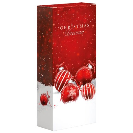 Faltschachtel Weihnachtskugel für 2 Flaschen 162 x 78 x 363 mm-1