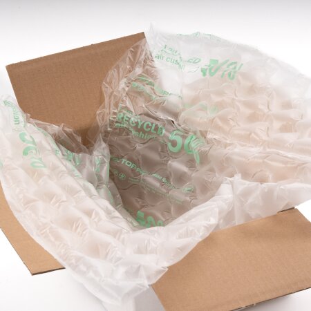 OCTOPACK Luftkissenfolie Type 23 Recycling Film Quilt Small 400 x 160 mm x 600 m (2 Rollen)