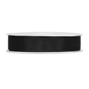 Geschenkband "Uni" Schwarz, 25mm x 50m, Taft...