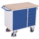 Werkstattwagen mit 6 Schubladen, 1 Schrank, 1 Ladeflche...