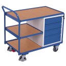 Werkstattwagen mit 3 Ladeflchen und 4 Schubladen + EasySTOP