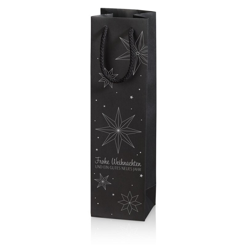 Geschenktte Weihnachtsstern Flasche  BB-Verpackungen
