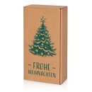 Präsentkarton Natura Weihnachten für 2 Flaschen...