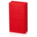 Präsentkarton Seta Rot für 2 Flaschen 360 x 180 x 90 mm-1