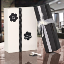 Präsentkarton Seta Schwarz für 1 Flasche 380 x 95 x 90 mm-3