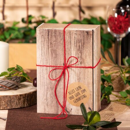 Geschenkbox Wood 220 x 150 x 75 mm