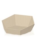 Prsentkorb 6-eckig gro 465 x 415 x 90/155 mm (Modern...