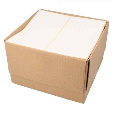 Thermo-Etiketten Eco 103 x 199 mm gefalzt (wei)