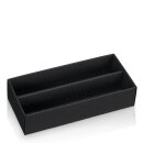 Schatullenboden Modern Schwarz für 2 Flaschen 380 x...