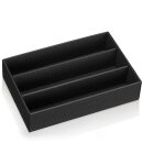 Schatullenboden Modern Schwarz für 3 Flaschen 380 x 250 x 90 mm-1