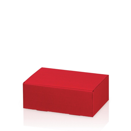 Präsentkarton Modern Rot 220 x 150 x 75 mm-1