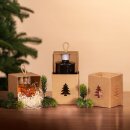 Geschenkbox mit Sichtfenster Tannenbaum 100 x 100 x 120 mm