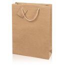 Geschenktte "Natura Kraftpapier" fr 3 Flaschen 270 x 85...