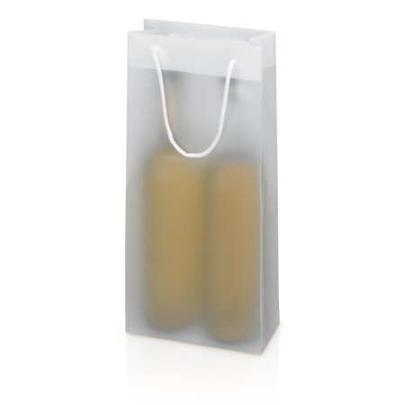 Geschenktüte Frost Transparent für 2 Flaschen 170 x 85 x 360 mm-1