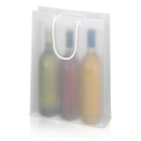 Geschenktüte Frost Transparent für 3 Flaschen...