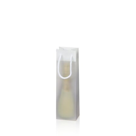 Geschenktüte Frost Transparent für 1 Flasche 75 x 65 x 260 mm-1