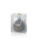 Geschenktüte Frost Transparent für 1 Flasche 170 x 85 x 200 mm-2