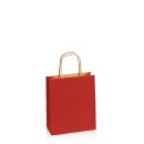 Papiertragetasche Dunkelrot 180 x 80 x 220 mm-1