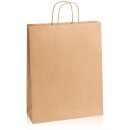 Einkaufstasche aus Papier gro 320 x 120 x 410 mm (Natur)