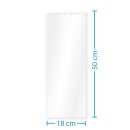 Klarsichtbeutel fr 1 Flasche 500 x 180 mm Bio-PP (ko)