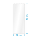 Klarsichtbeutel für 1 Flasche 500 x 180 mm Bio-PP...