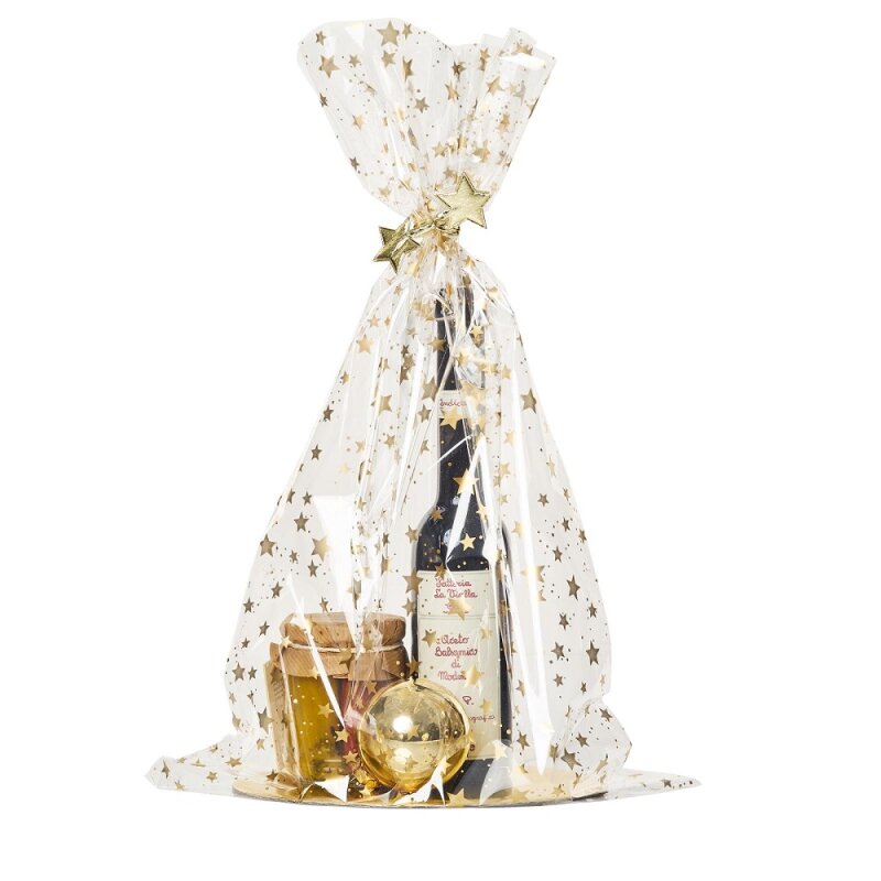 Susy Card Klarsichtbeutel Winterapfel – 6er-Pack, 14,5 X 23 Cm, OPP, Bunt Bedruckt, Für Geschenke & Deko