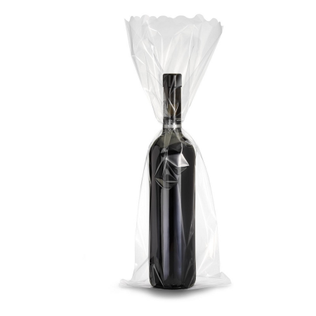 Klarsichtbeutel für 1 Flasche 500 x 180 mm (Transparent)-1