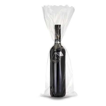 Klarsichtbeutel für 1 Flasche 500 x 180 mm (Transparent)-1