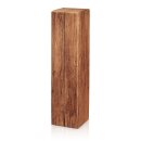 Prsentkarton Timber fr 1 Flasche 90 x 90 x 355 mm