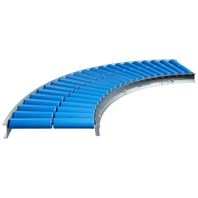BB-Verpackungen GmbH Freilaufende Rollenbahnkurve 90 Grad Breite 500 mm Teilung = 75 mm 1016869