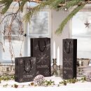 Geschenktte Weihnachtsstern fr 1 Flasche 170 x 85 x 220 mm