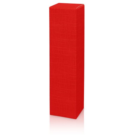 Präsentkarton Seta Rot für 1 Flasche 90 x 90 x 355 mm-1