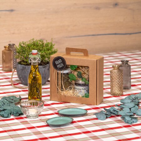 Geschenkbox mit Sichtfenster Gourmet Allround 210 x 85 x 200 mm