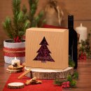 Geschenkbox Modern Nature Baum Größe S mit Folienfenster 200 x 200 x 100 mm-3