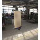 VARIOfit Plattenkarre mit variabler Plattensicherung Luftbereifung - Enzianblau