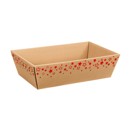 Präsentkorb 4-eckig mittel 336 x 196 x 110 mm (Happy Stars)-1