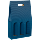 Tragekarton Saphir für 3 Flaschen 276 x 90 x 445 mm-1