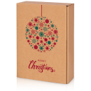 Präsentkarton Natura Weihnachtskugel für 3...