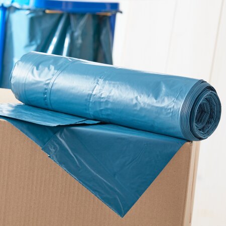 1 Rolle blaue Mllscke 53 my (25 Stck)