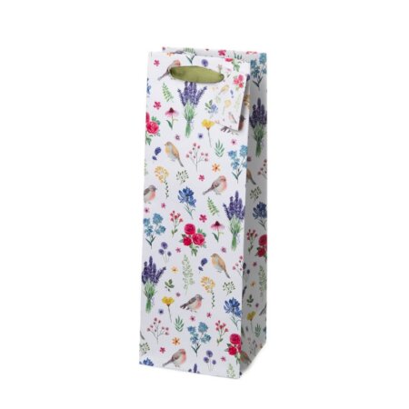 Geschenktüte "Blumenzauber" für 1 Flasche 120 x 100 x 350 mm-1
