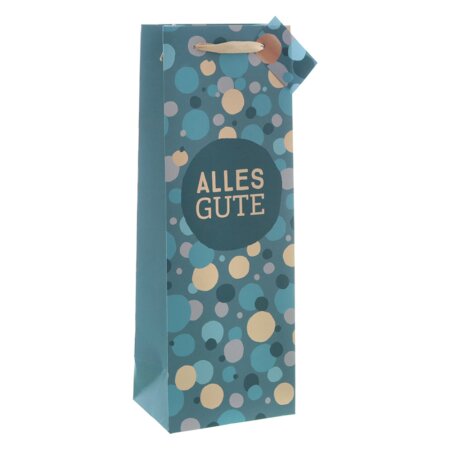 Geschenktüte Alles Gute für 1 Flasche 125 x 95 x 350 mm-1