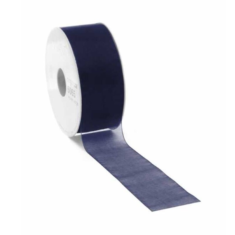 BB-Verpackungen GmbH Geschenkband "Organza" in Blau 15 mm x 50 m 124070