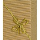 Geschenkschleife aus Gummi Gold 59 cm-1