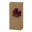Geschenkschleife aus Gummi Bordeaux (4-Flügel) 60 cm-1
