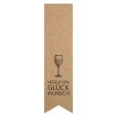 Klebeetikett Fahne "Wein" 135x35mm, 200...